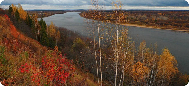 Набережная реки Вятка