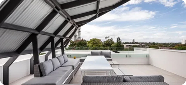 Терасса на крыше